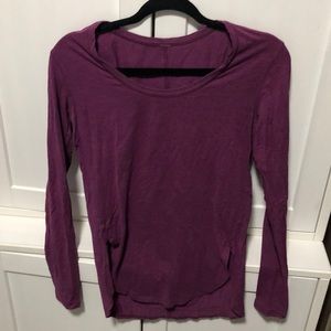 Lululemon long sleeve workout top